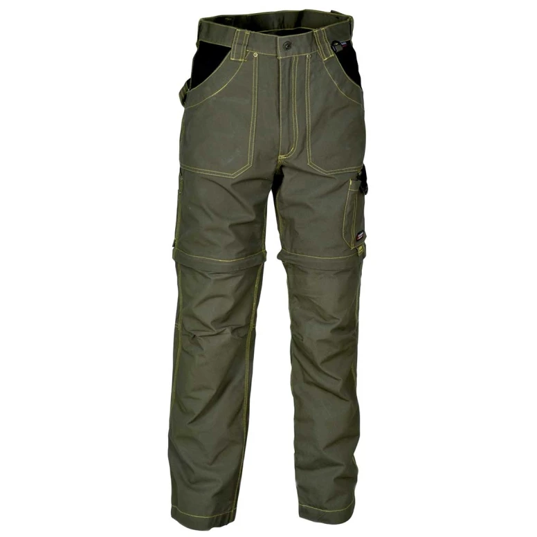 Liquidación total - Pantalón de trabajo Cofra Multibolsillos Acortables Helsinki 100% algodón Canvas V053-0-00 número 46 Marino