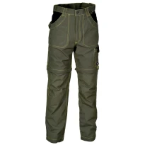 Liquidación total - Pantalón de trabajo Cofra Multibolsillos Acortables Helsinki 100% algodón Canvas V053-0-00 número 46 Marino