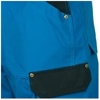 Liquidación total - Pantalón de trabajo Cofra Multibolsillos Acortables Helsinki 100% algodón Canvas V053-0-00 número 46 Marino