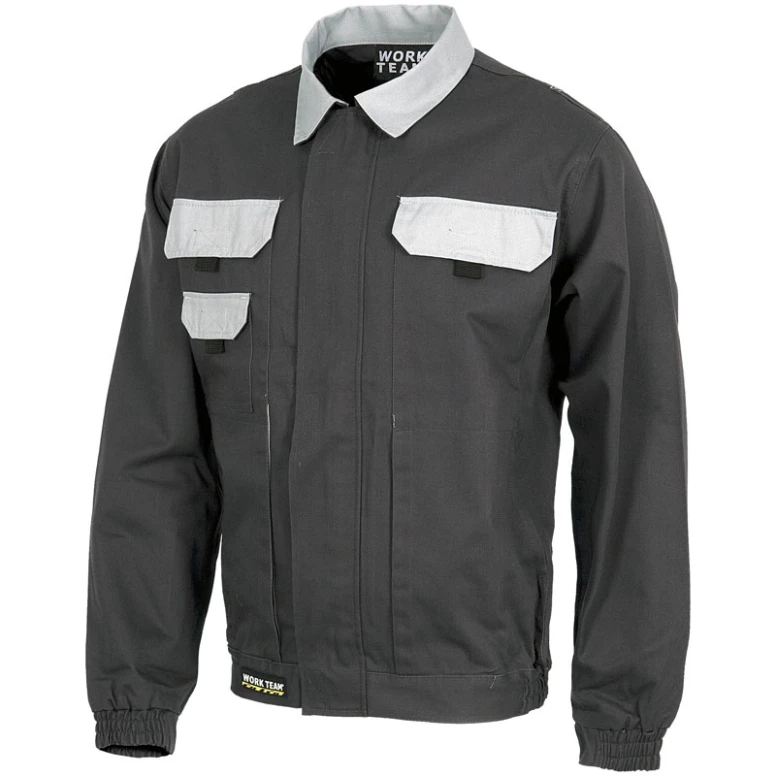Chaqueta combinada de algodón multibolsillos de alta resistencia - Workteam