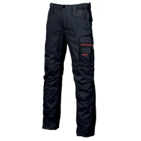 Liquidación total - Pantalón de trabajo Multibolsillos U-Power Smile HY015BC Número 48 Color Gris Meteorito