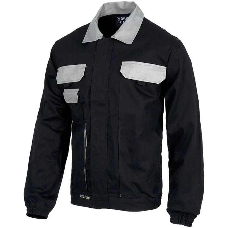 Chaqueta combinada de algodón multibolsillos de alta resistencia - Workteam
