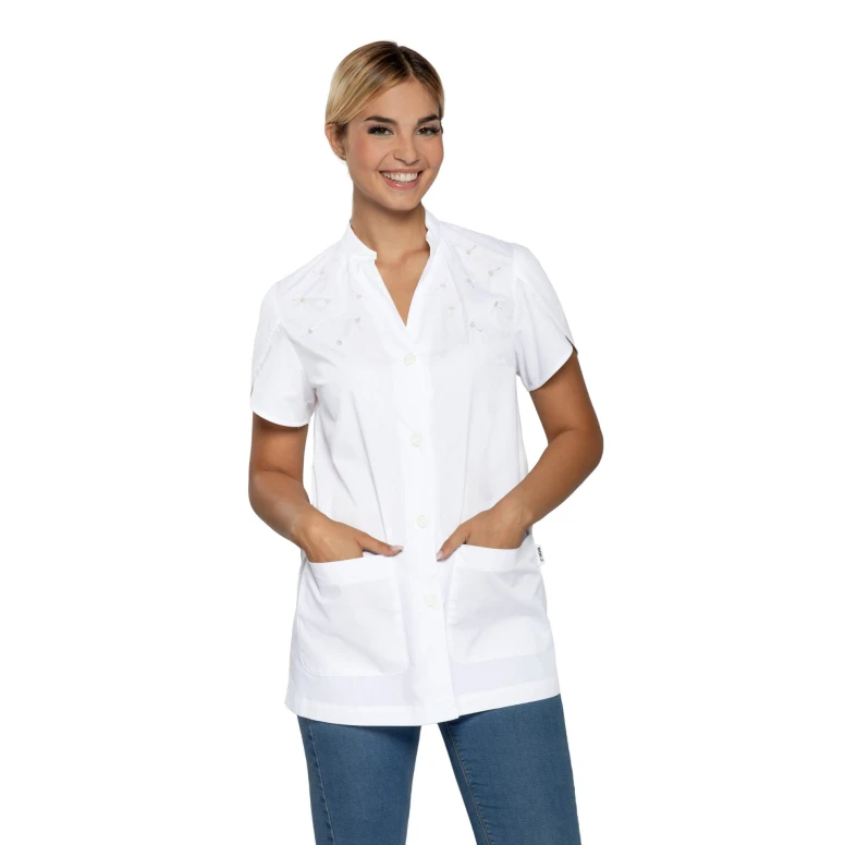 Liquidación total - Casaca de mujer a mangas cortas Siggi Coraline - 28CS1882/00 Talla L Color Celeste