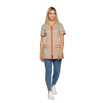 Liquidación total - Casaca de mujer a mangas cortas Siggi Talia - 28CS1885/00 Talla XL Color Verde