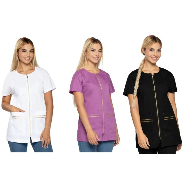 Liquidación total - Casaca de mujer a mangas cortas Siggi Bella - 28CS1883/00 Talla L Color Morado