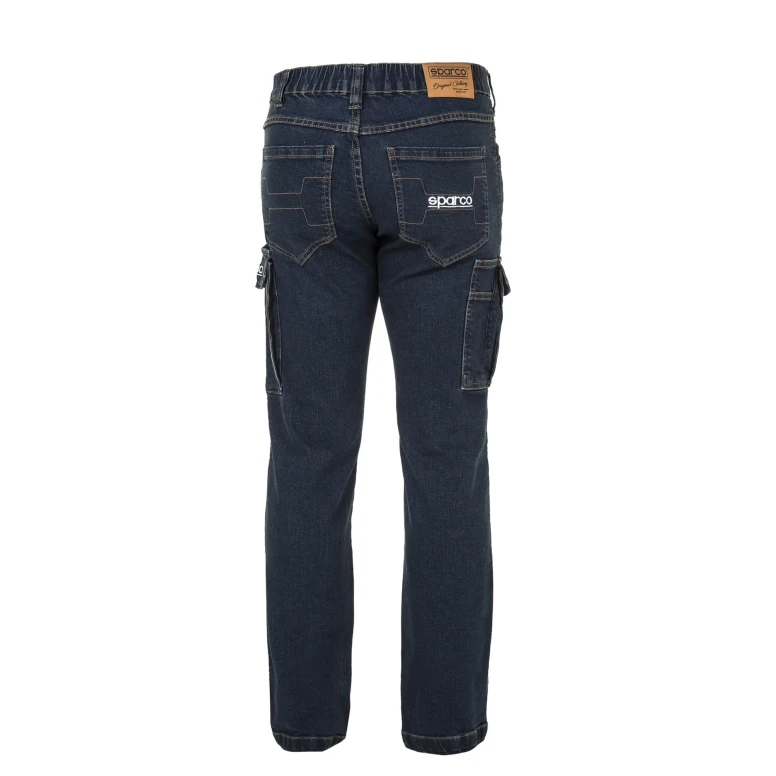 Liquidación total - Vaqueros de trabajo Stretch Elásticos Multibolsillos Sparco Dallas 02430 Talla XL