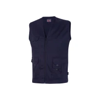 Liquidación total - Chaleco de trabajo Stretch Elástico U-Power Chica ST285 Color Negro Carbón Talla S