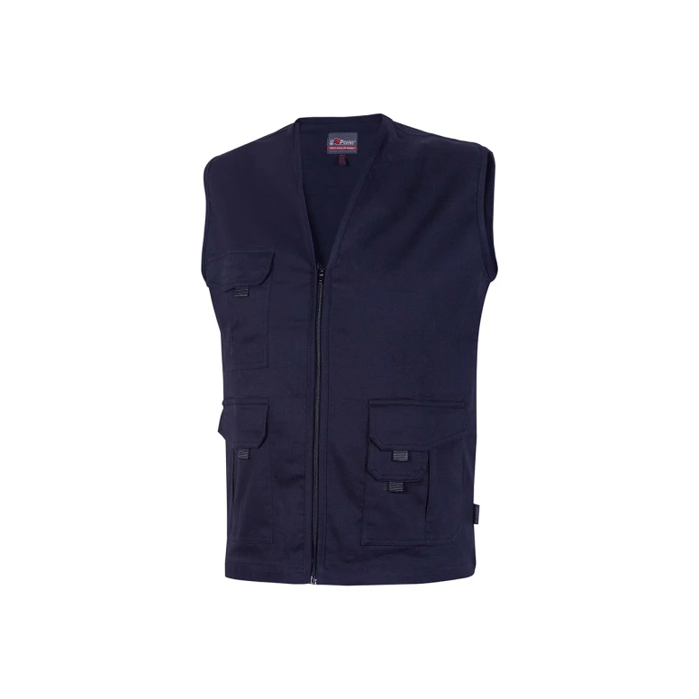 Liquidación total - Chaleco de trabajo Stretch Elástico U-Power Chica ST285 Color Negro Carbón Talla S