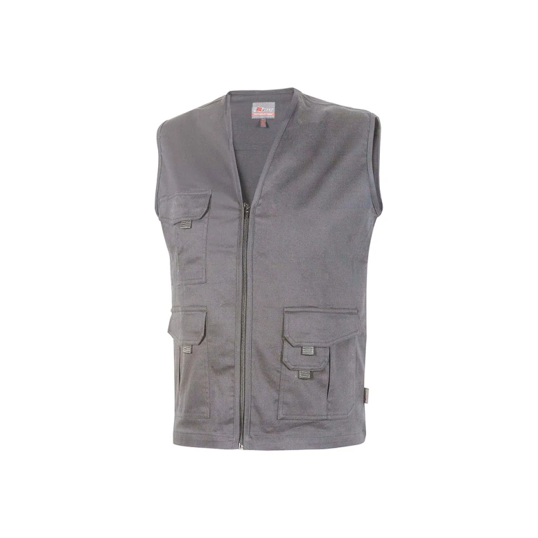 Liquidación total - Chaleco de trabajo Stretch Elástico U-Power Chica ST285 Color Negro Carbón Talla S