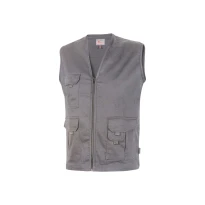 Liquidación total - Chaleco de trabajo Stretch Elástico U-Power Chica ST285 Color Negro Carbón Talla S