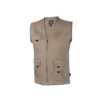 Liquidación total - Chaleco de trabajo Stretch Elástico U-Power Chica ST285 Color Negro Carbón Talla S