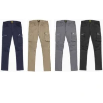 Liquidación total - Pantalón de trabajo Multibolsillos Diadora Pant Staff Stretch Cargo 2.0 702.183059 Talla L Color Azul