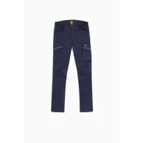 Liquidación total - Pantalón de trabajo Multibolsillos Diadora Pant Staff Stretch Cargo 2.0 702.183059 Talla L Color Azul
