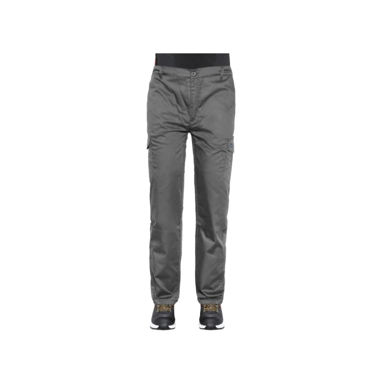 Liquidación total - Pantalón de trabajo Multibolsillos Stretch Issa Line Euromix 8039N Talla S Color Gris