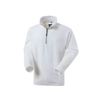 Liquidación total - Sudadera de trabajo de forro polar Media cremallera Rossini Dublino HH159 Talla L Color Gris Jaspeado Oscuro