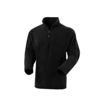 Liquidación total - Sudadera de trabajo de forro polar Media cremallera Rossini Dublino HH159 Talla L Color Gris Jaspeado Oscuro