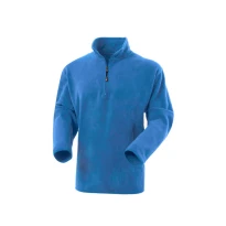 Liquidación total - Sudadera de trabajo de forro polar Media cremallera Rossini Dublino HH159 Talla L Color Gris Jaspeado Oscuro