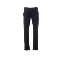Liquidación total - Pantalón Unisex de trabajo Stretch Multibolsillos Payper Worker Stretch Summer AY 7312 Talla XL negro