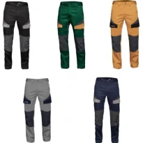 Liquidación total - Pantalón de trabajo Multibolsillos stretch Nilo Siggi 73PA1482/00-1326 Talla S Color Amarillo