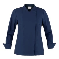 Liquidación total - Chaqueta Mao de trabajo Cocinero Giblor's Agata Lady 23P08G341 Talla XS Color Verde Militar