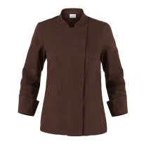 Liquidación total - Chaqueta Mao de trabajo Cocinero Giblor's Agata Lady 23P08G341 Talla XS Color Verde Militar