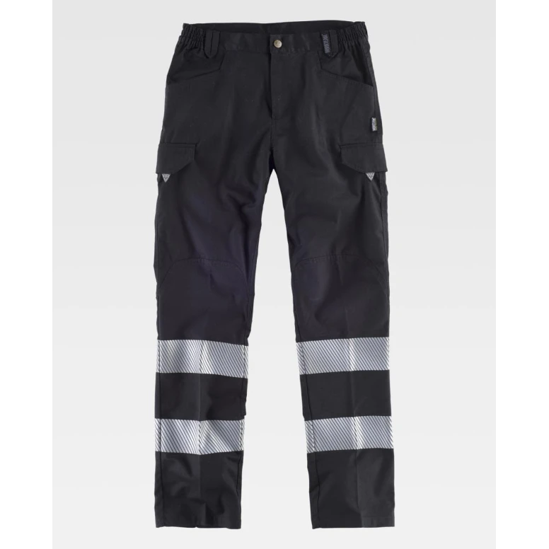 Pantalón de trabajo con bandas reflectantes Alta Visibilidad C2717 - Workteam