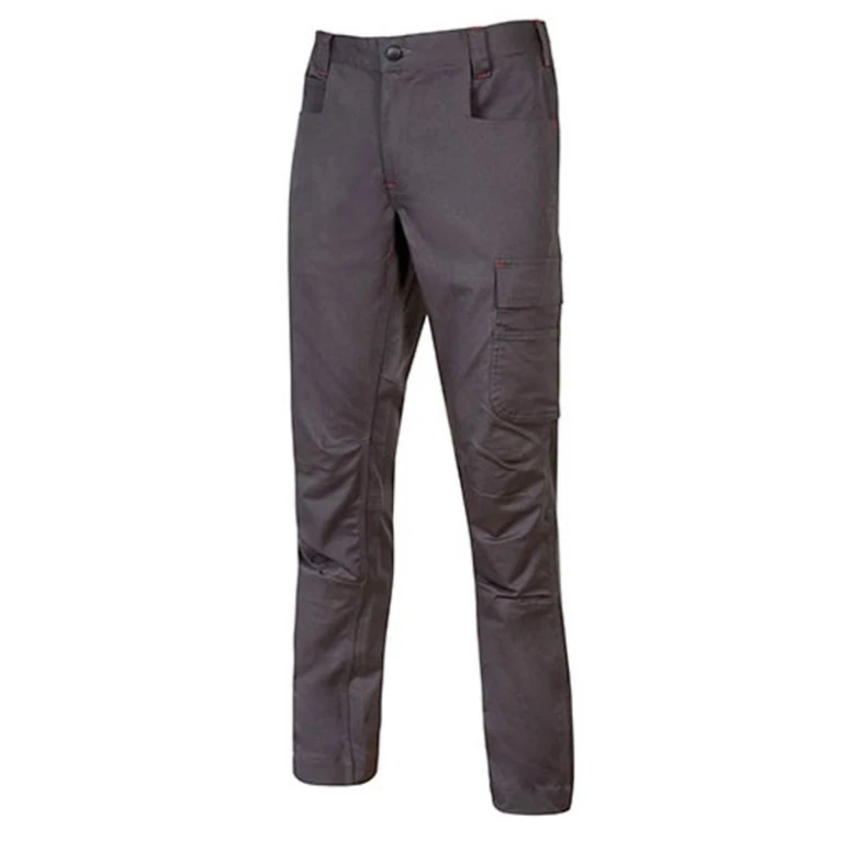 Liquidación total - Pantalón de trabajo Stretch Elásticos Multibolsillos U-Power Bravo Top ST202BC color WestLake Azul Talla S