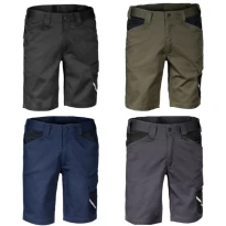 Liquidación total - Bermuda de trabajo Multibolsillos Stretch Cofra Basilcas V708-0-0 Talla 5XL Color Marino Negro