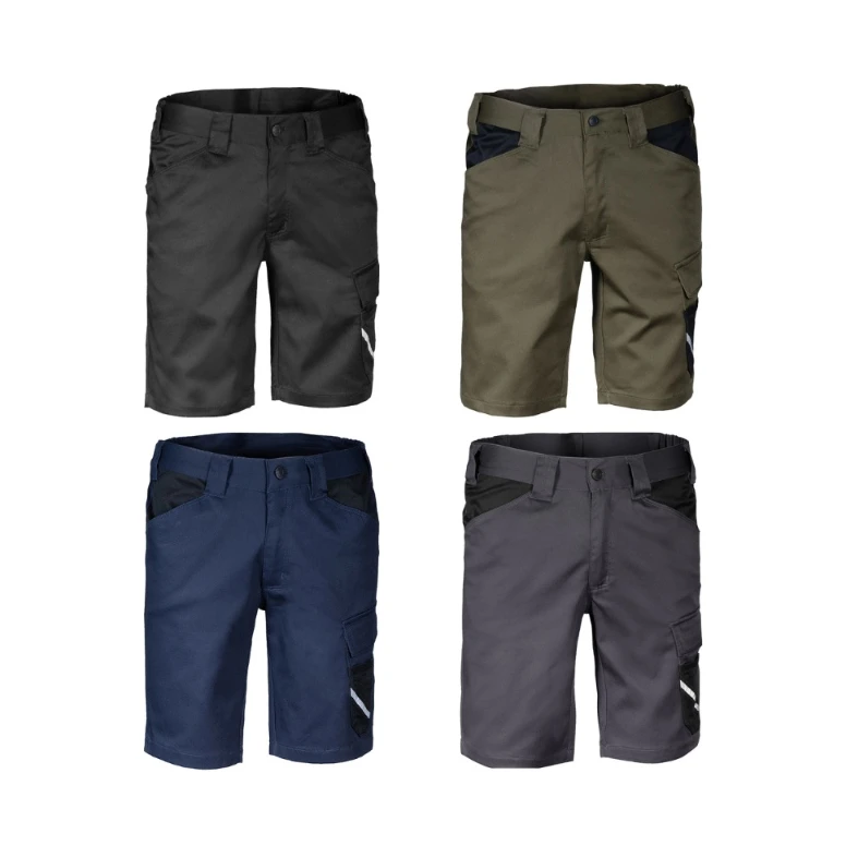 Liquidación total - Bermuda de trabajo Multibolsillos Stretch Cofra Basilcas V708-0-0 Talla 5XL Color Marino Negro