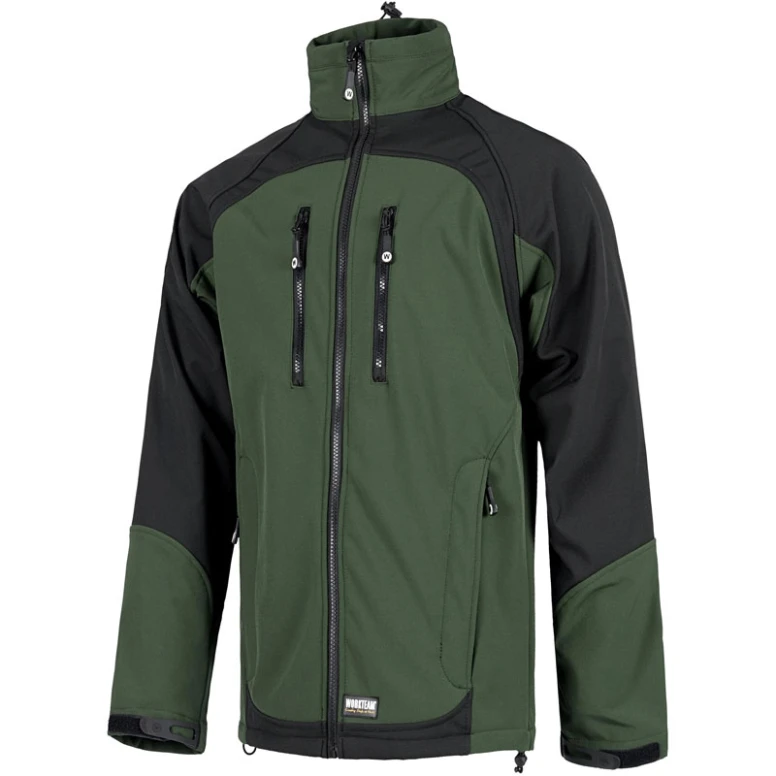 Chaqueta Workshell multibolsillos combinada con sisa ajustable - Workteam