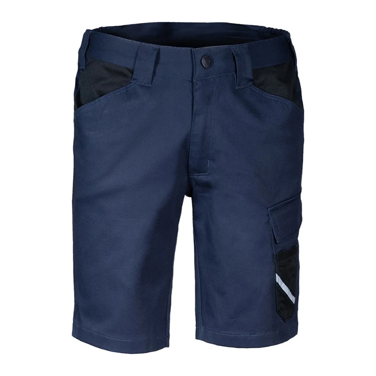 Liquidación total - Bermuda de trabajo Multibolsillos Stretch Cofra Basilcas V708-0-0 Talla 5XL Color Marino Negro