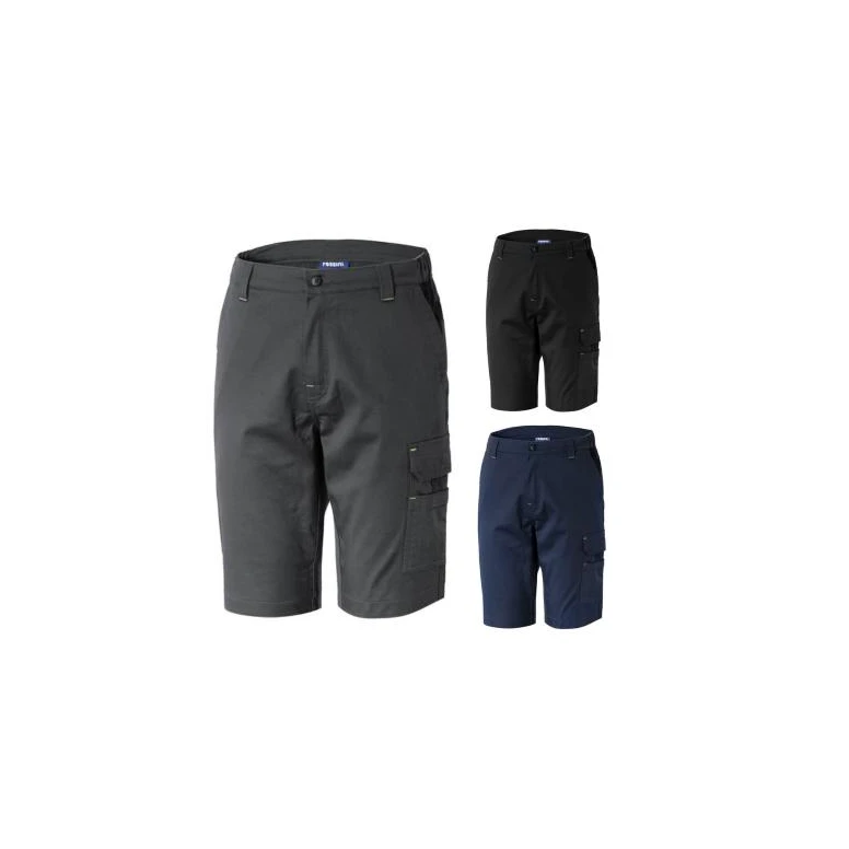 Liquidación total - Bermuda de trabajo Rossini Dakar A00767 Multibolsillos Stretch Talla 4XL Color Azul