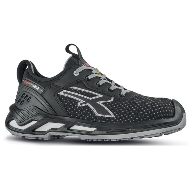 Liquidación total - Zapatos de seguridad U-power Marlin S3 SRC CI ESD | Línea Red 360 RS20134 Número 45