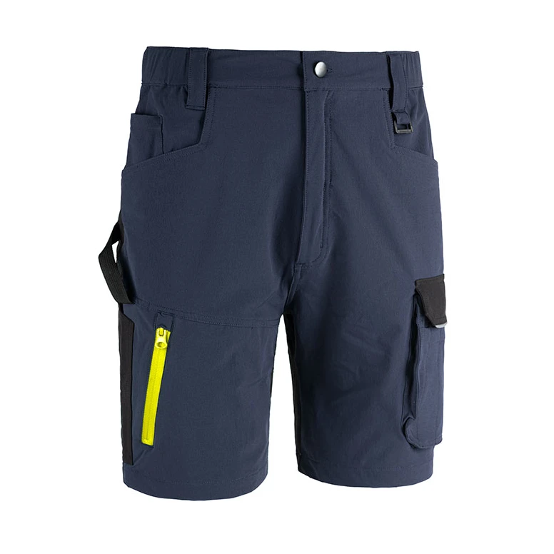 Liquidación total - Bermuda de trabajo Multibolsillos Stretch Sottozero Short S.S. SS400 Talla L Color Azul Marino Negro