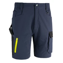 Liquidación total - Bermuda de trabajo Multibolsillos Stretch Sottozero Short S.S. SS400 Talla L Color Azul Marino Negro