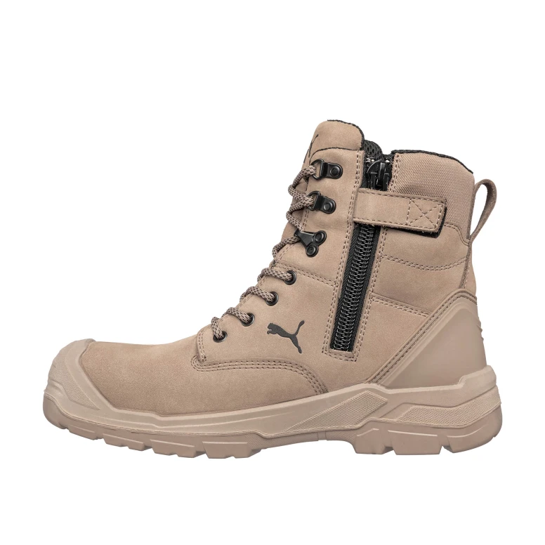 Liquidación total - Zapatos de seguridad Puma Conquest Stone High S3 HRO SRC 630740 Número 45