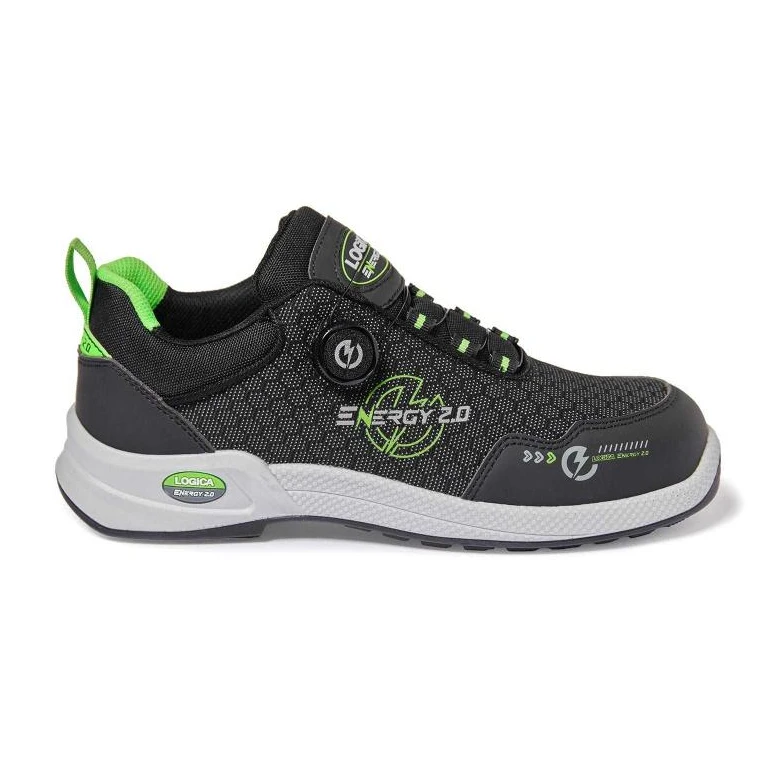 Liquidación total - Zapatos de seguridad Logica Cortina S3S FO SR ESD Bajos Número 44