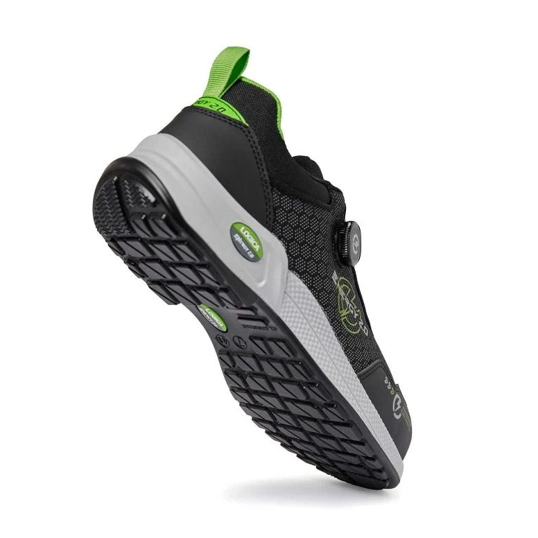 Liquidación total - Zapatos de seguridad Logica Cortina S3S FO SR ESD Bajos Número 44