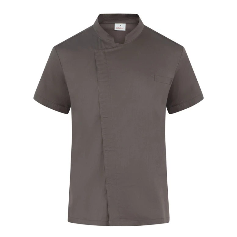 Liquidación total - Chaqueta Giblor's Hostelería Federico 25P08G393 Manga corta Talla L Color Bourdeaux
