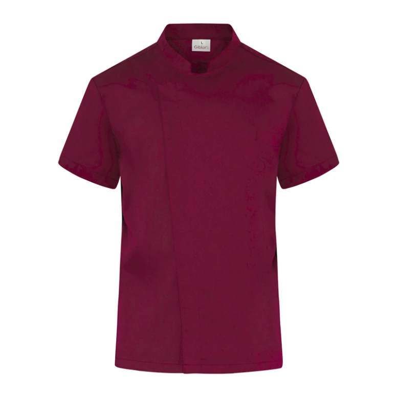 Liquidación total - Chaqueta Giblor's Hostelería Federico 25P08G393 Manga corta Talla L Color Bourdeaux