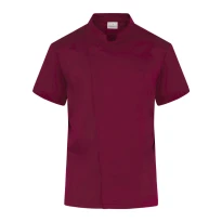 Liquidación total - Chaqueta Giblor's Hostelería Federico 25P08G393 Manga corta Talla L Color Bourdeaux