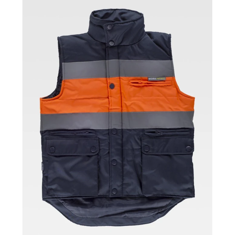 Chaleco de trabajo Acolchado multibolsillos S4032 - Workteam