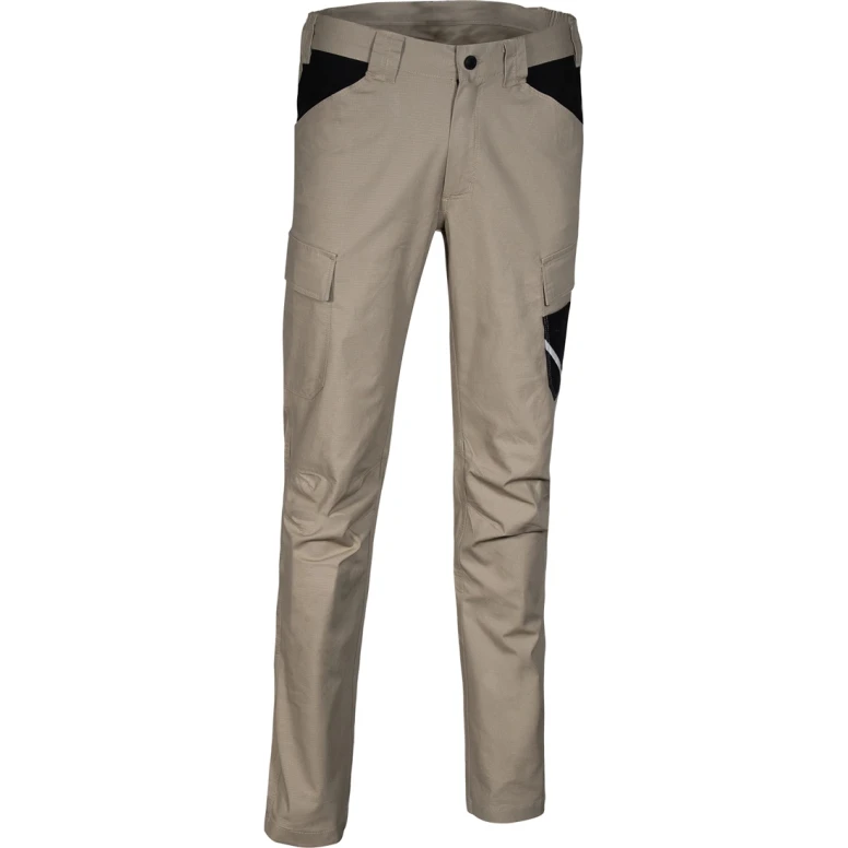 Liquidación total - Pantalón de trabajo Multibolsillos Stretch De invierno Cofra Ervedal V695-0 Talla 3XL Color Marino Negro