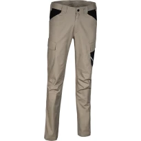 Liquidación total - Pantalón de trabajo Multibolsillos Stretch De invierno Cofra Ervedal V695-0 Talla 2XL Color Marino Negro