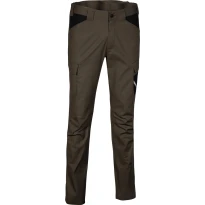 Liquidación total - Pantalón de trabajo Multibolsillos Stretch De invierno Cofra Ervedal V695-0 Talla 2XL Color Marino Negro