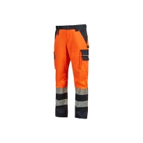Liquidación total - Pantalón de trabajo Alta visibilidad Multibolsillos Stretch U-Power Arc WHL407 Talla M Color Naranja Flúor 2