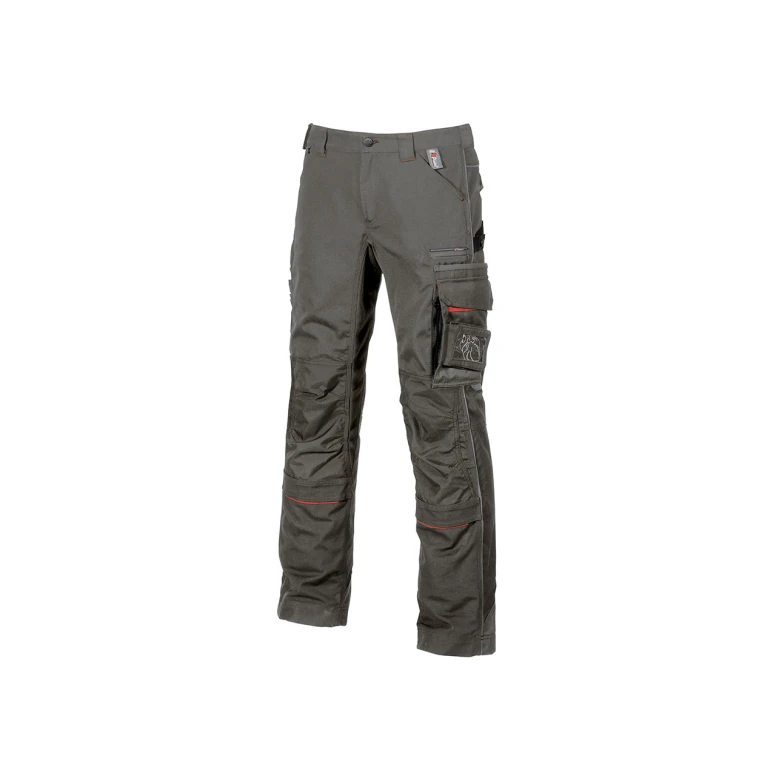 Liquidación total - Pantalón de trabajo Multibolsillos U-Power Drift IM010 Color Negro Carbón Número 62