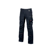 Liquidación total - Pantalón de trabajo Multibolsillos U-Power Drift IM010 Color Negro Carbón Número 62 2