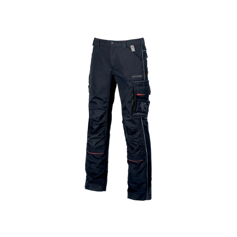 Liquidación total - Pantalón de trabajo Multibolsillos U-Power Drift IM010 Color Negro Carbón Número 62