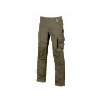 Liquidación total - Pantalón de trabajo Multibolsillos U-Power Drift IM010 Color Negro Carbón Número 62